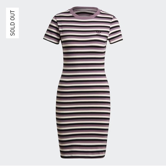 Adidas striped tshirt dress - Picture 2 of 10